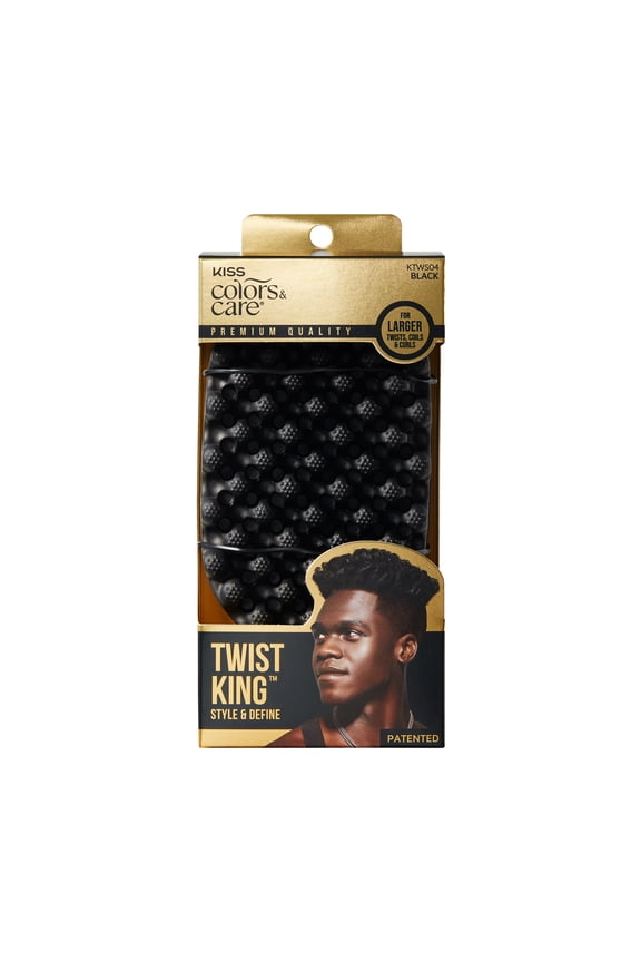 Style & Define Twist King, Premium Professional Twist Sponge - Black
