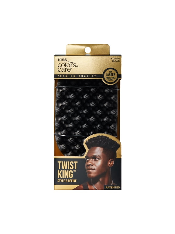Style & Define Twist King, Premium Professional Twist Sponge - Black