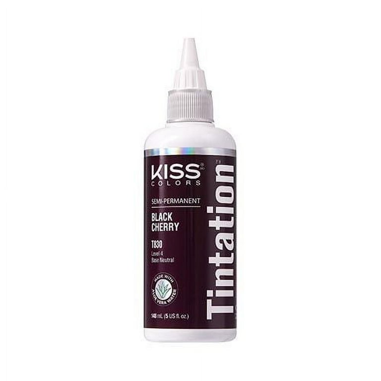 Kiss Colors Tintation Semi-Permanent Hair Dye – Black Cherry - 5