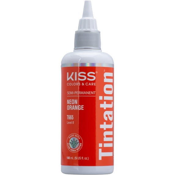 KISS Colors Semi-Permanent Tintation Neon Orange – 5 oz