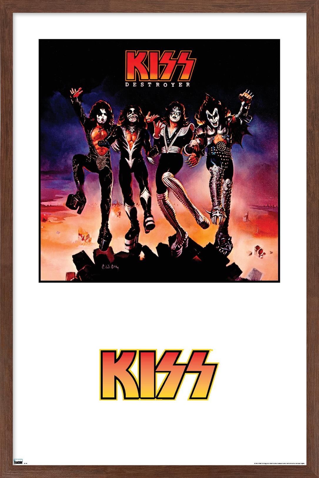 KISS - Destroyer Album Series Wall Poster with Pushpins, 22.375