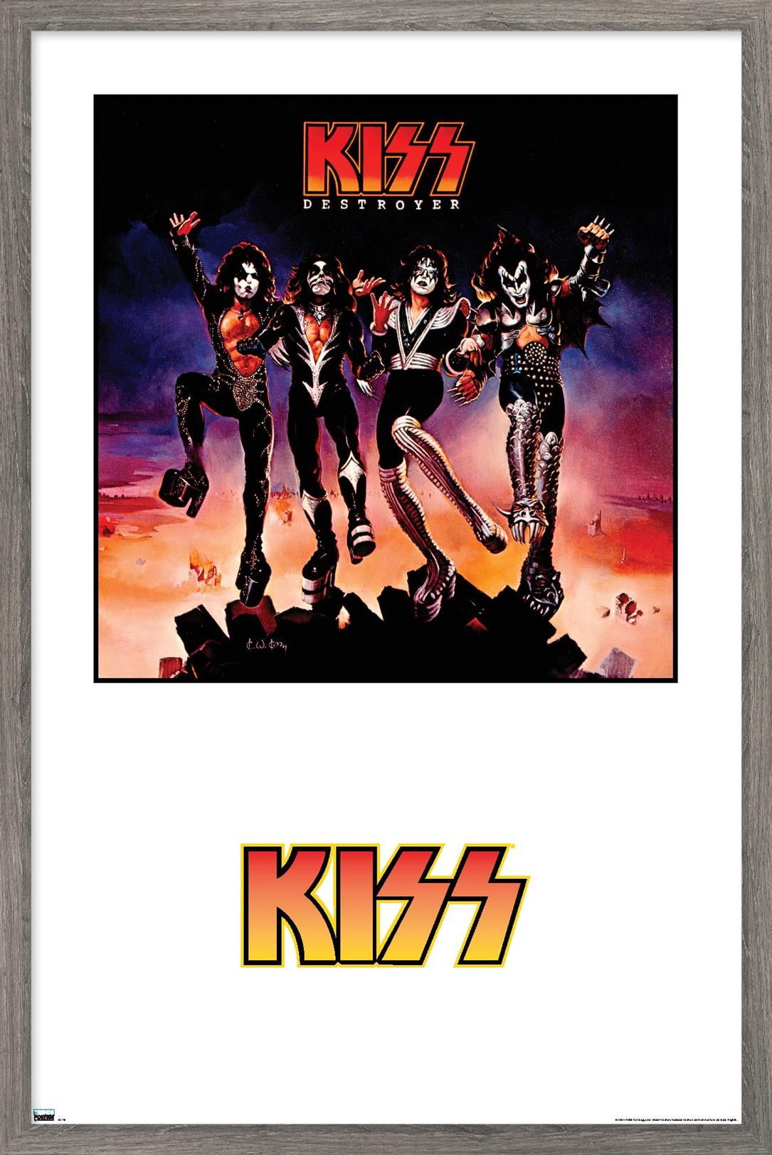 KISS - Destroyer Album Series Wall Poster with Pushpins, 22.375