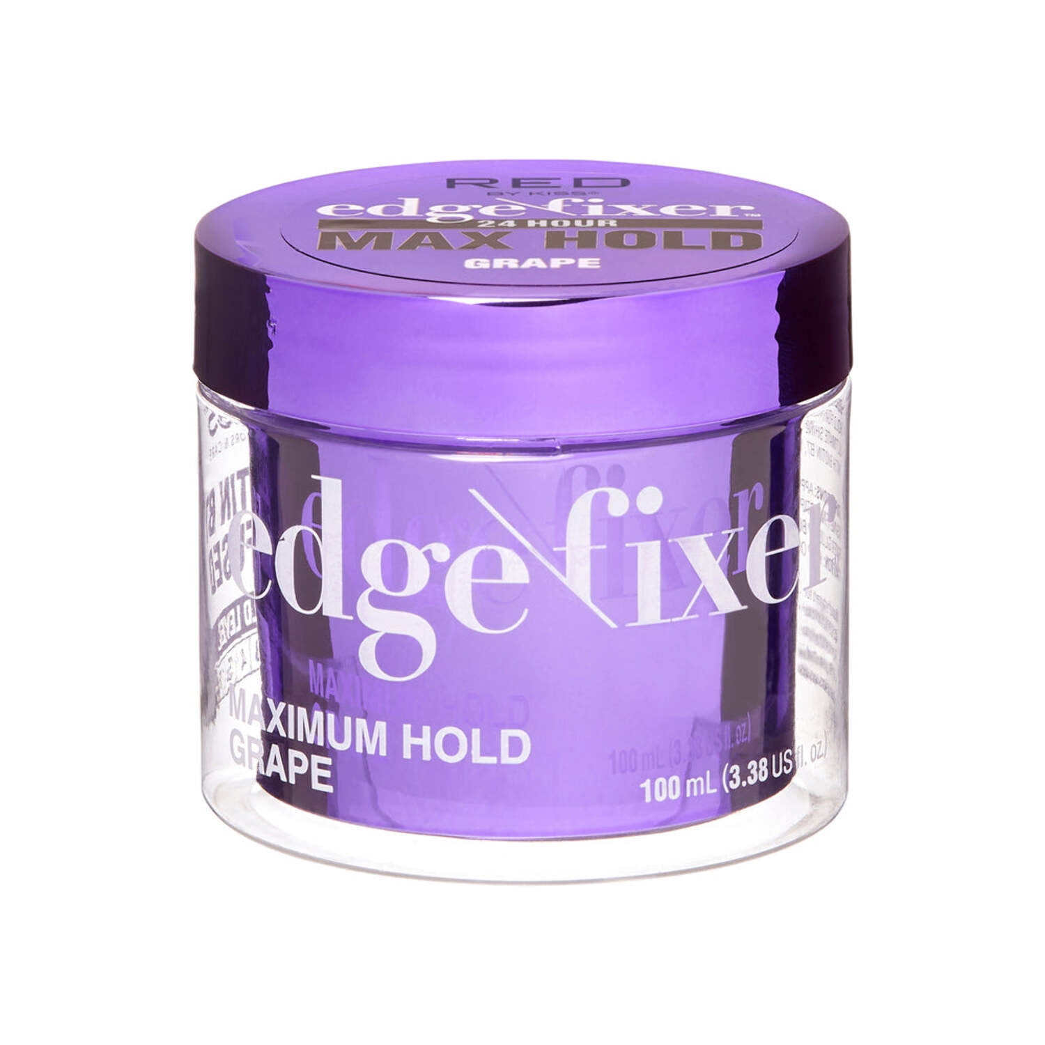 RED by Kiss Edge Fixer Hair Shine Gel, 24 Hour Max Hold, Non