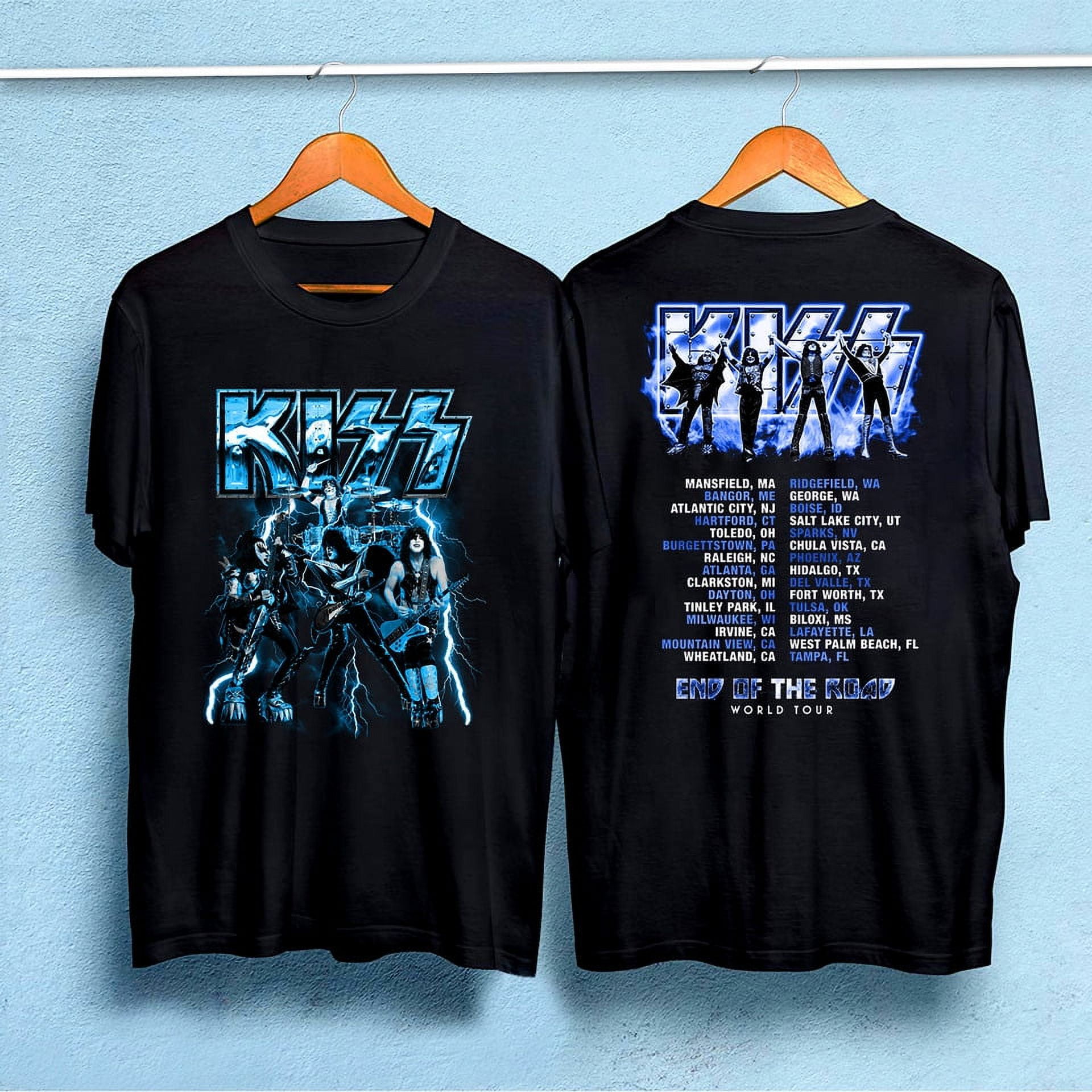 KISS End Of The Road World Tour Rock Music TShirt, End Of The Road
