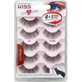 thumbnail image 1 of KISS Ever EZ Lashes Eyelashes [01] 5 Each, 1 of 2