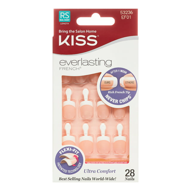KISS Everlasting French Press on Fake Nails - Endless - Walmart.com