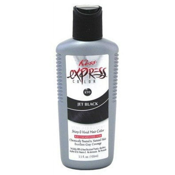 KISS Express Color Semi- Permanent Jet Black 3.5 oz