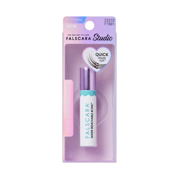 KISS FALSCARA Studio Water Removable Bond, Washable, NET WT. 4.5g (0.16 oz.)