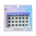 thumbnail image 1 of KISS Falscara False Eyelash Extension Wisps, Black, Style L Curl, 24 Lash Wisps, 1 of 5