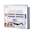 KISS Falscara DIY False Eyelash Extension Starter Kit with Bond & Seal, 24 Individual Lash Wisps