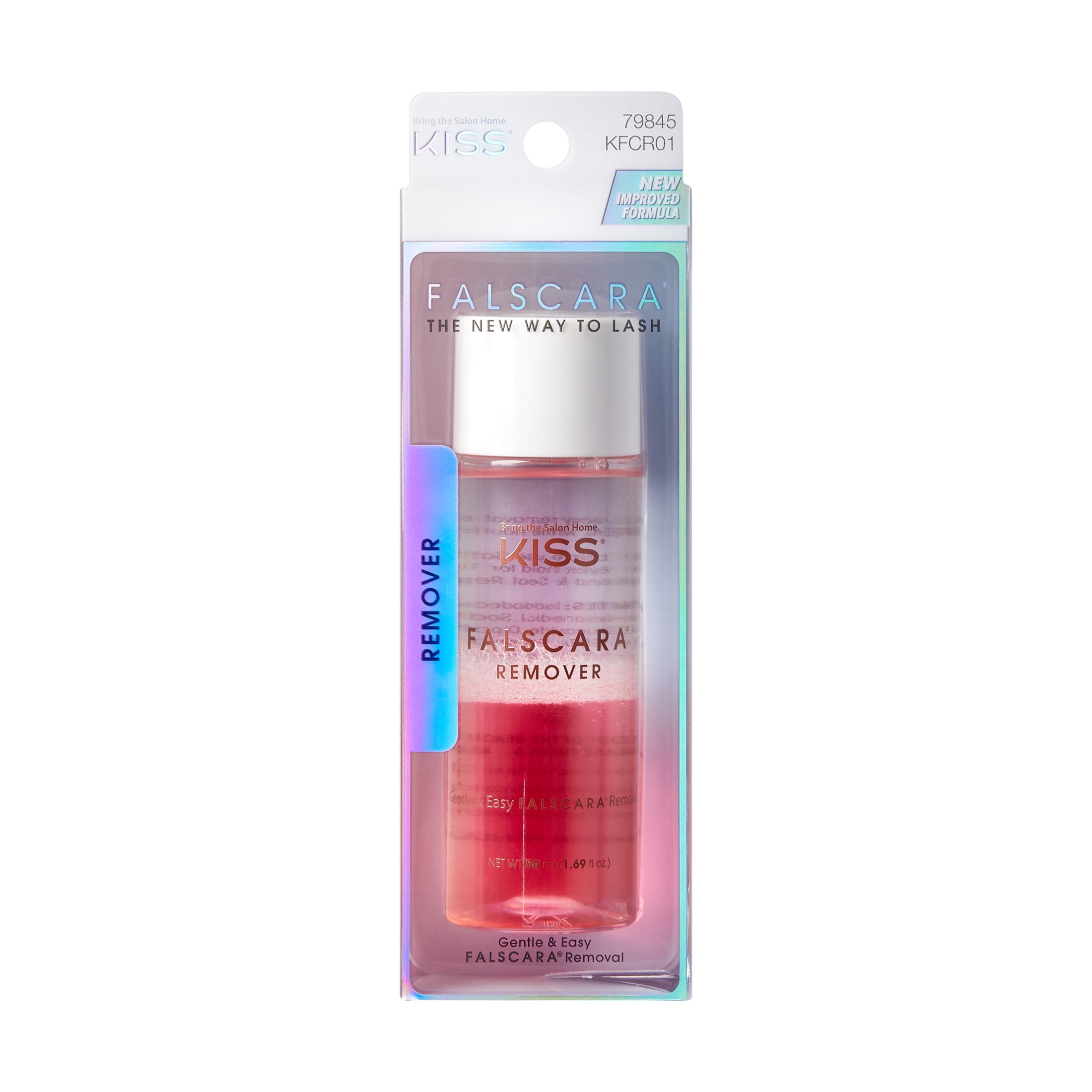 KISS Falscara False Eyelash Wisps Remover, Rosewater Infused, 50 ml (1.69 fl. oz.)