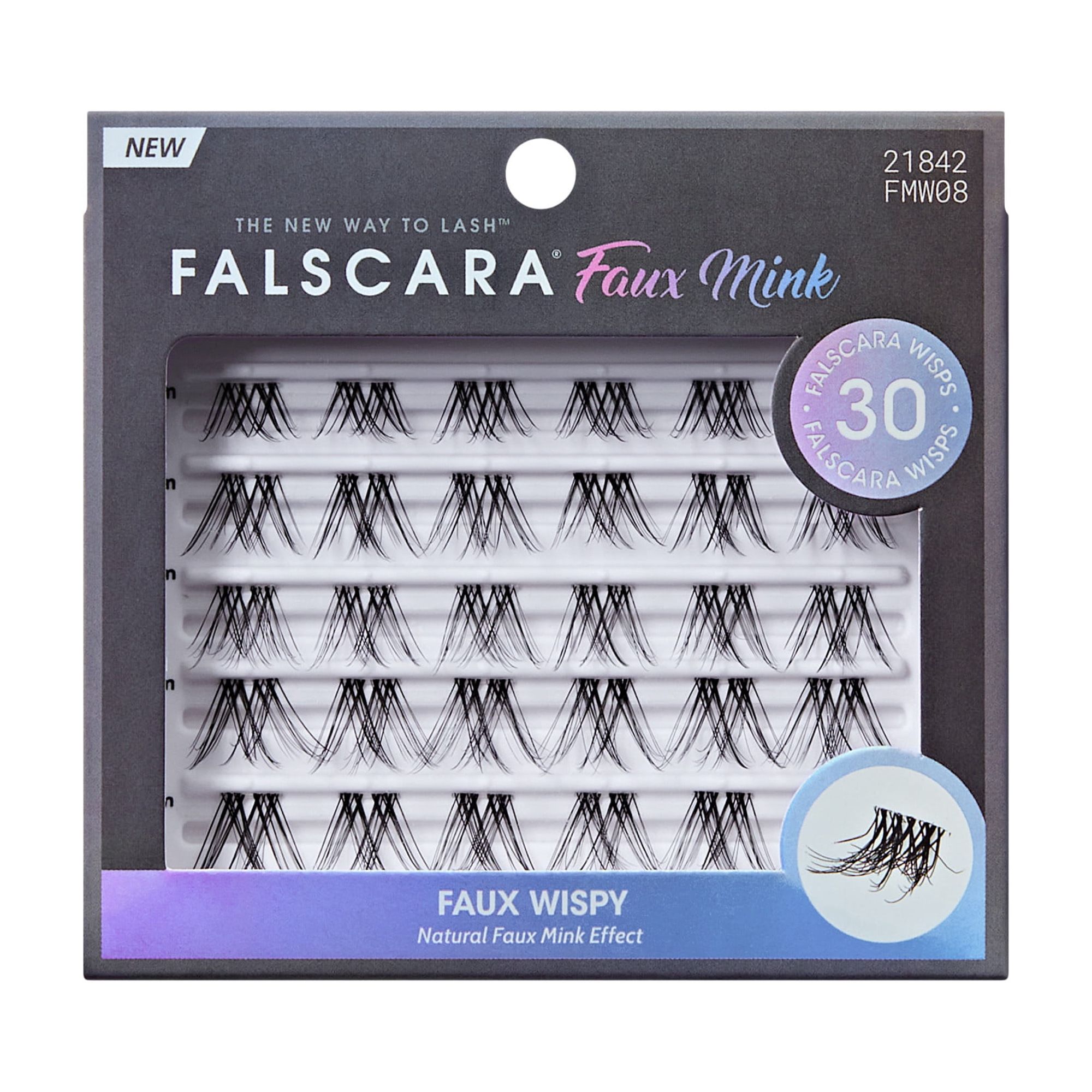 KISS Falscara Multipack, Lash Extension Kit, Faux Mink Wisps, Cluster ...