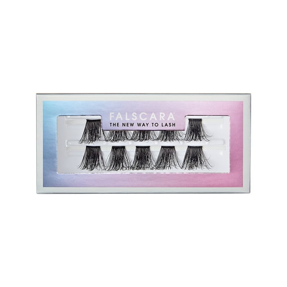 KISS Falscara Single Pack, Lash Clusters, Extra Drama Wisps, 18 mm, 10 Wisps
