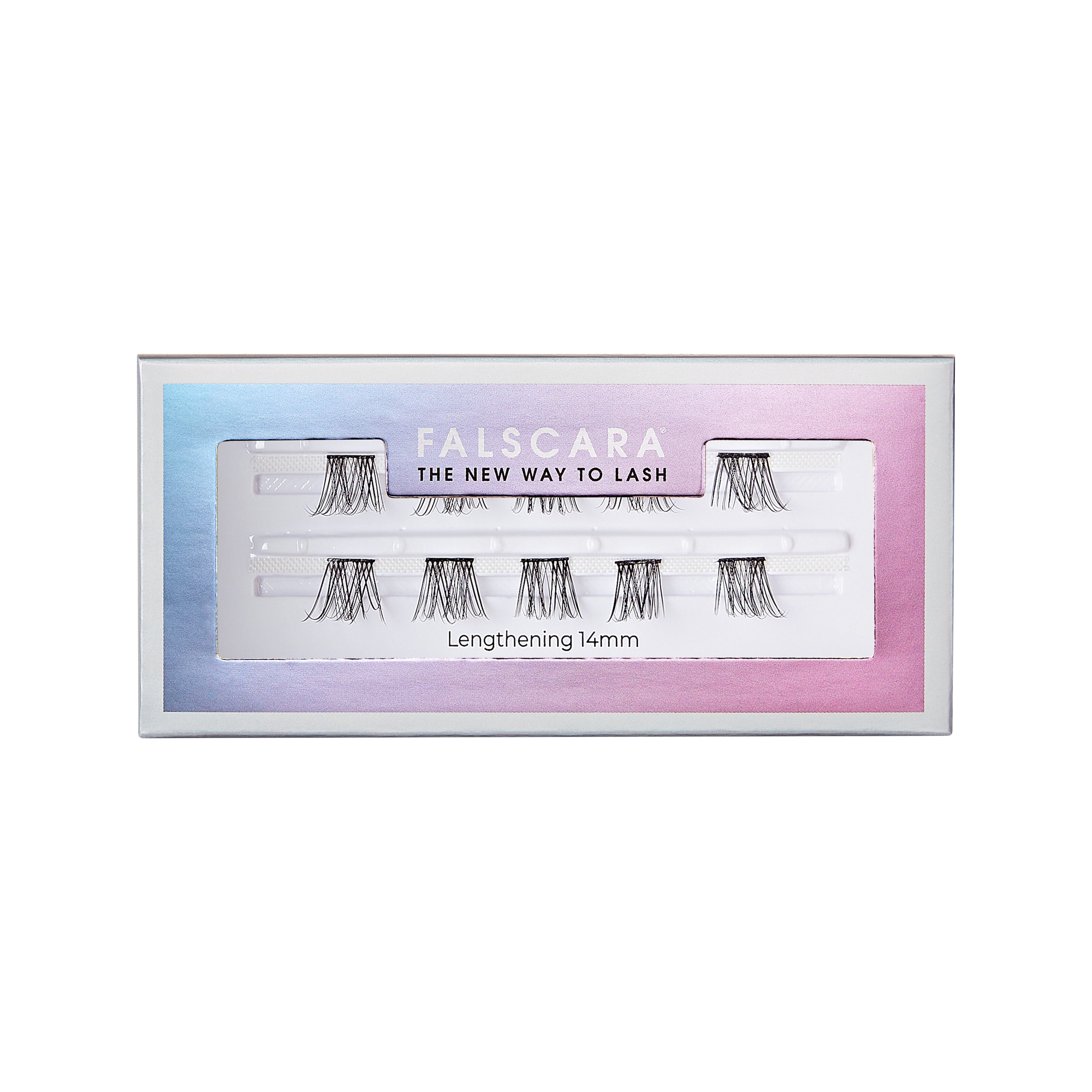 KISS Falscara Single Pack, Lash Clusters, Lengthening Wisps, 14 mm, 10 Wisps
