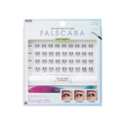 Kiss Falscara Clear Band False Eyelashes, Lash Extension Kit, 36 Lash Clusters