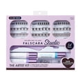 thumbnail image 1 of Kiss Falscara Studio Lash Extension Kit, 54 Medium Volume, 10-14mm Lash Clusters - Dark Chocolate, 1 of 11