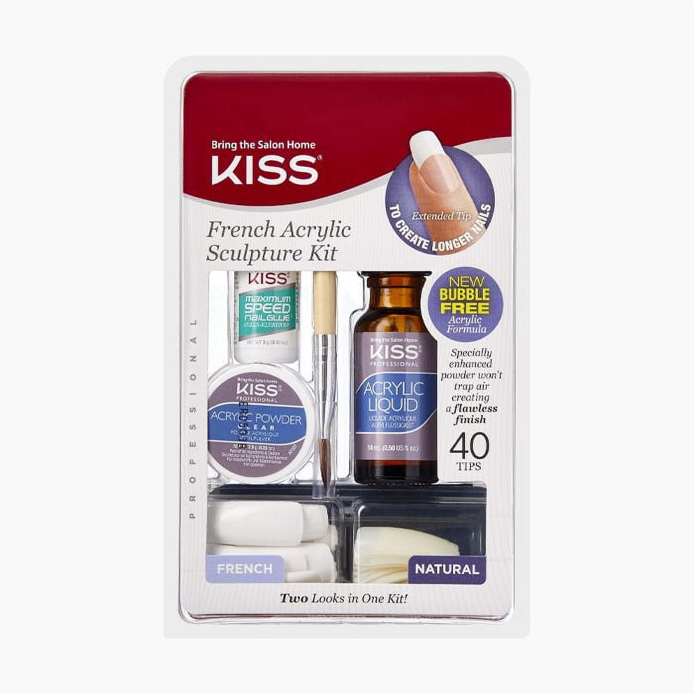 Kiss Acrylic Liquid for Sculptured Nails, 0.5 Oz, 2 Pack - Walmart.com
