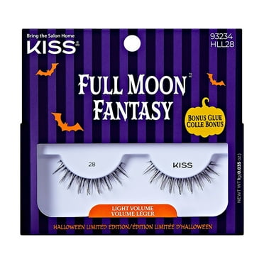 KISS Full Moon Fantasy, False Eyelashes, Midnight Masquerade, 12 mm, 1 Pair