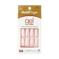 thumbnail image 1 of Gold Finger Gel Glam Color Nails - Pale Pink, 1 of 7