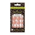 thumbnail image 1 of GoldFinger Press On Toenails Wider Fit Full Cover Nude Color Squoval Shape, Long Lasting Nail Glue Included, Glue On Toe Nails (So Happy) for Beach, Vacation, Special Occasion, 1 of 5
