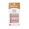 thumbnail image 1 of KISS - GOLD FINGER FASHION NAILS (GF80), 1 of 5