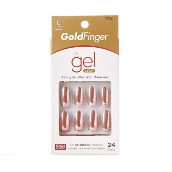 KISS - GOLD FINGER FASHION NAILS (GF80)