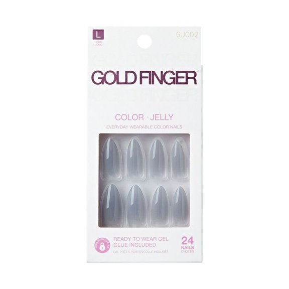 Gold Finger Jelly Color Nails - Cloudy [GJC02]