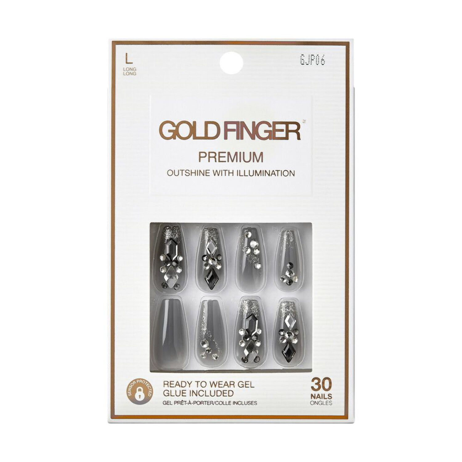Gold Finger Premium Nails - Bling Bling Kiss [GJP06]