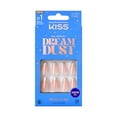 thumbnail image 1 of KISS Gel Fantasy Dreamdust Dreamdust, Press On Nails, Sugar Rush, Silver, Medium Almond, 28 Count, 1 of 7