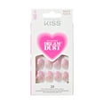 thumbnail image 1 of KISS Gel Fantasy Dreamdust Dreamdust Valentine's Day Press on Nails, Future Love, Pink, Short Oval, 28 Count, 1 of 11