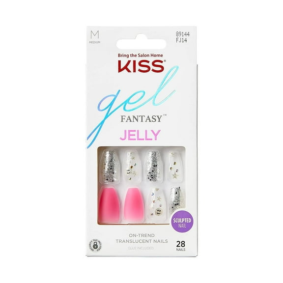 KISS Gel Fantasy Jelly Color Press-on Nails
