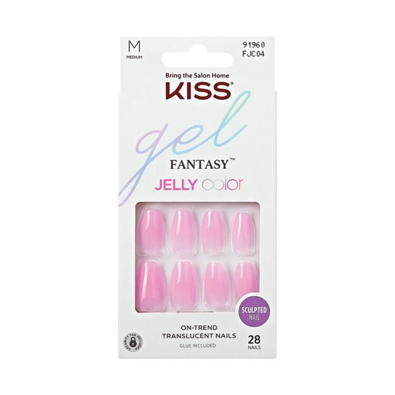 KISS Gel Fantasy Jelly Color Press-on Nails
