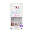 thumbnail image 1 of KISS Gel Fantasy, Press-On Nails, Jelly Princess, Gray, Medium Almond, 28 Count, 1 of 7