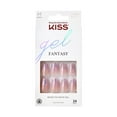 thumbnail image 1 of KISS Gel Fantasy Press On Nails, Glittery Pink, Short Coffin Shape, 27 Ct., 1 of 13