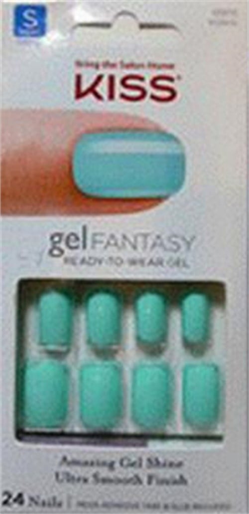 KISS Gel Fantasy ReadytoWear Fake Nails, ‘Bookworm’, 28 Count