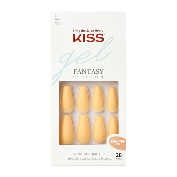 KISS Gel Fantasy Sculpted Nails, Insomnia, Long