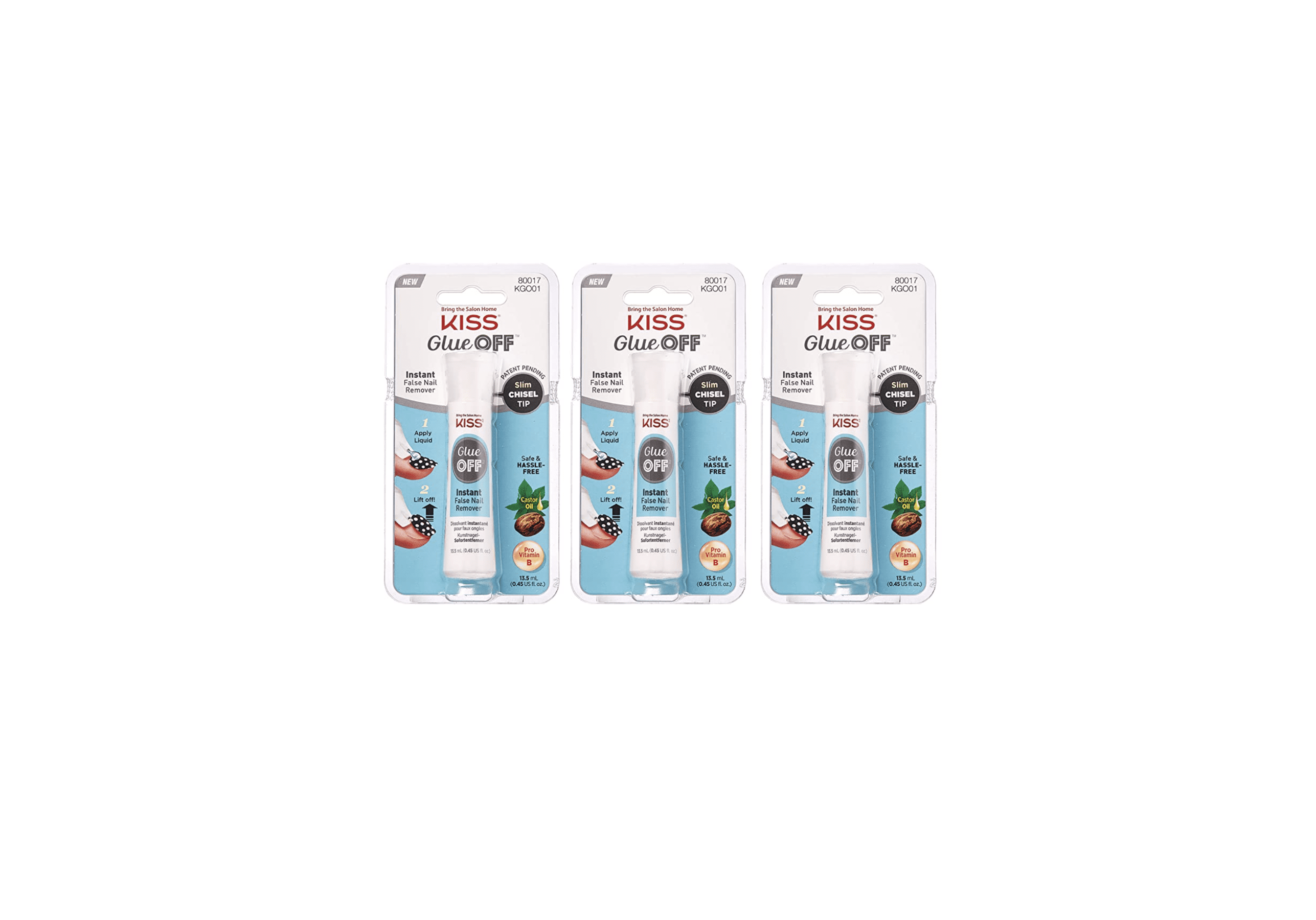 KISS Glue Off False Nail Remover, Safe & Hassle-Free, Contains Nail ...