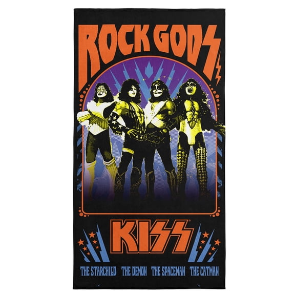 KISS Gods of Rock Beach Towel 30×60 inches