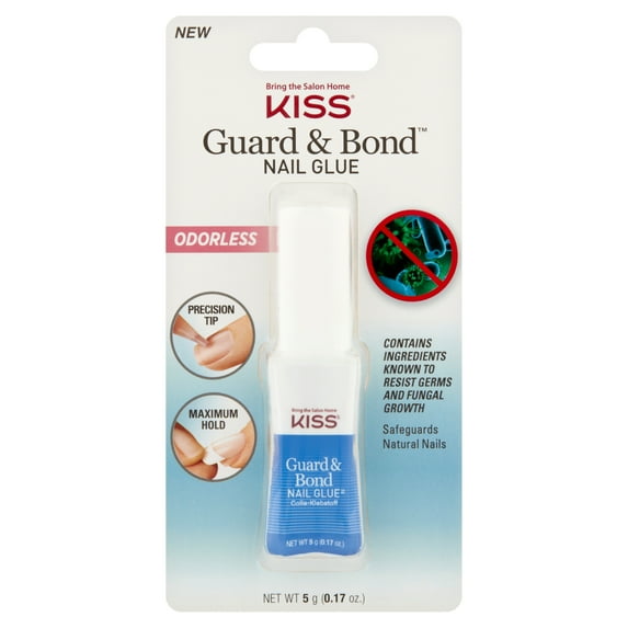 KISS Guard & Bond Maximum Hold Precision Tip Odorless Nail Glue