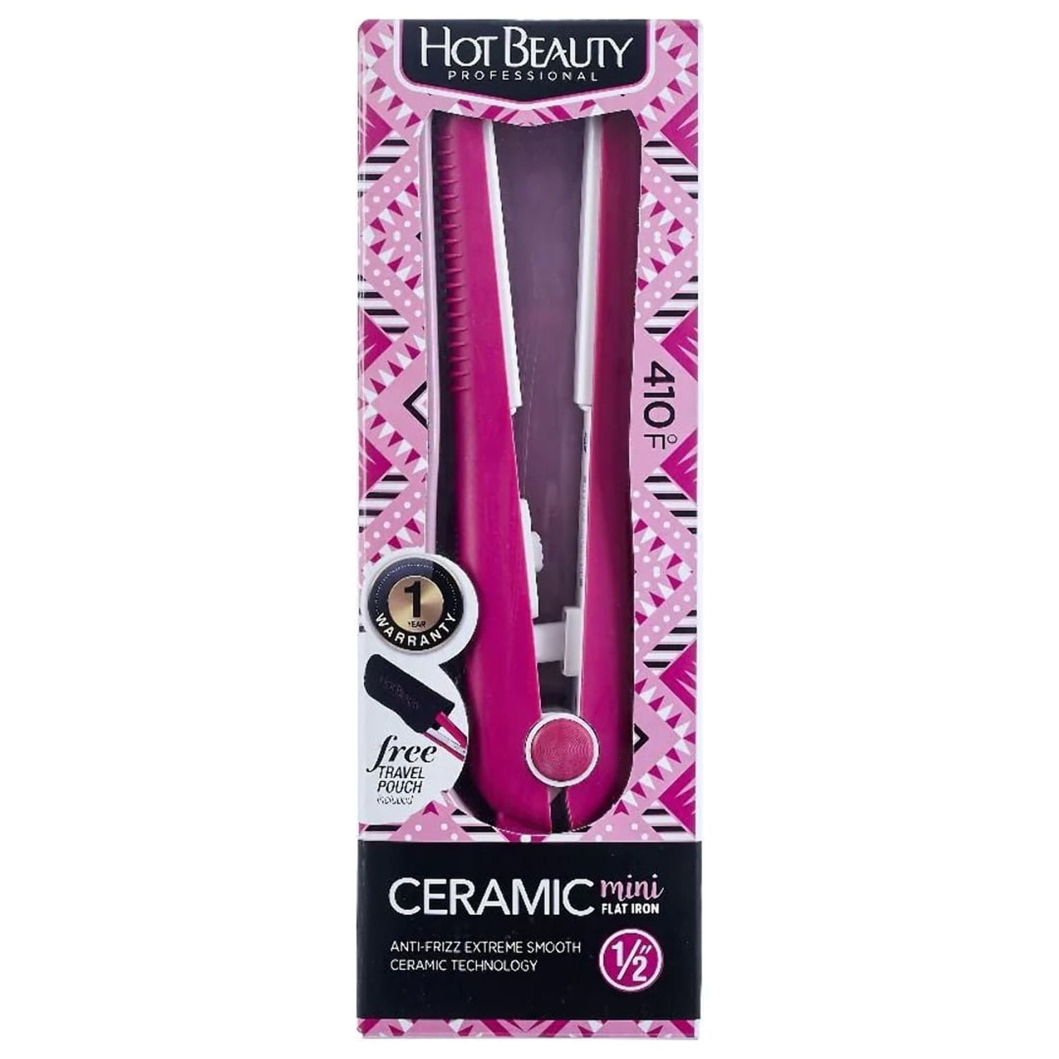 Cera Mini Flat Iron, pink - MyBeauty24