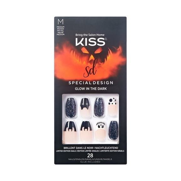 KISS Halloween Special Design Nails, Here's Johnny!, 28 Count