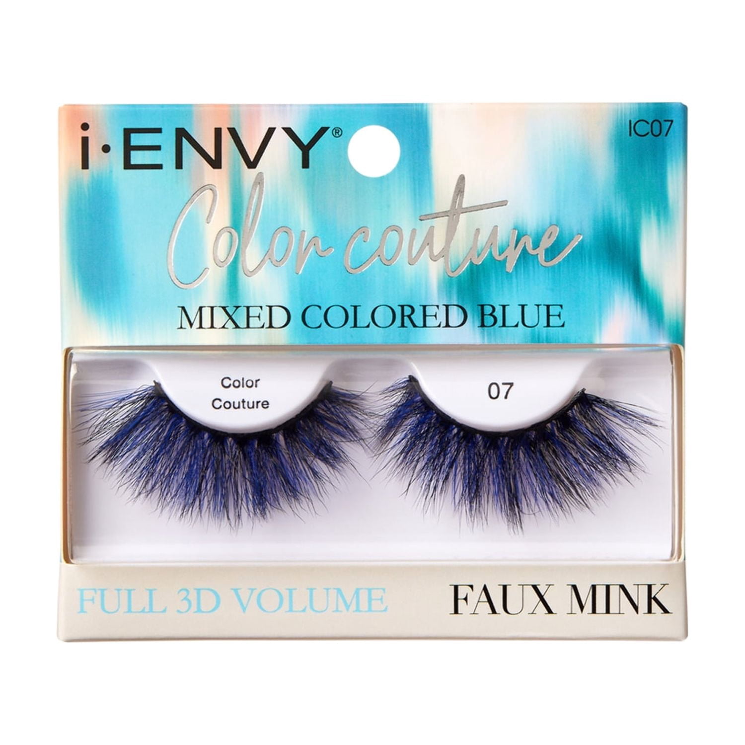 iENVY False Eyelashes Faux Mink Color Couture Mixed Colored Lashes ...