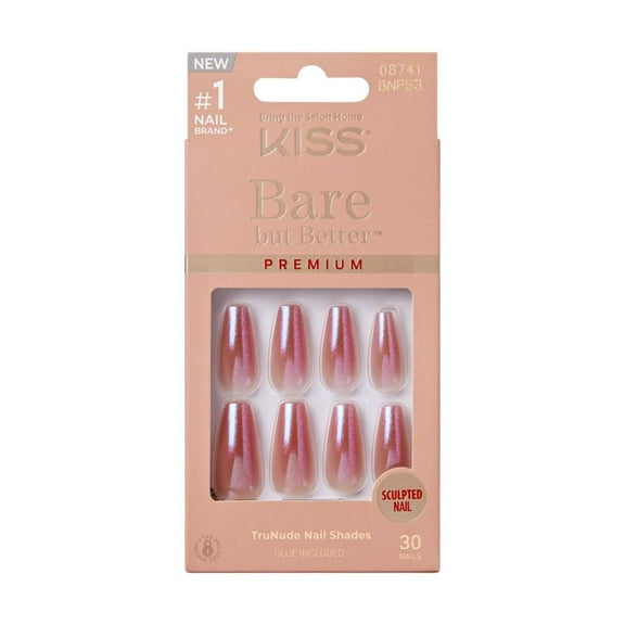 Kiss Bare but Better Premium Nails - Shiny
