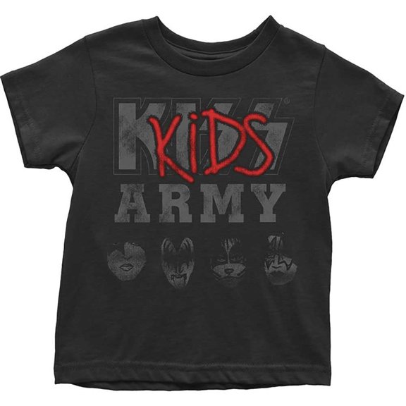 KISS Kids Toddler T-Shirt: Army (2 Years)