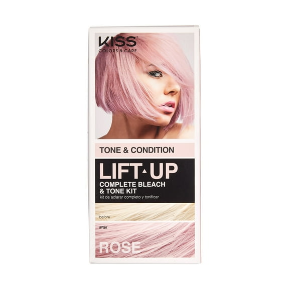 KISS LIFT UP COMPLETE BLEACH & TONE KIT ROSE