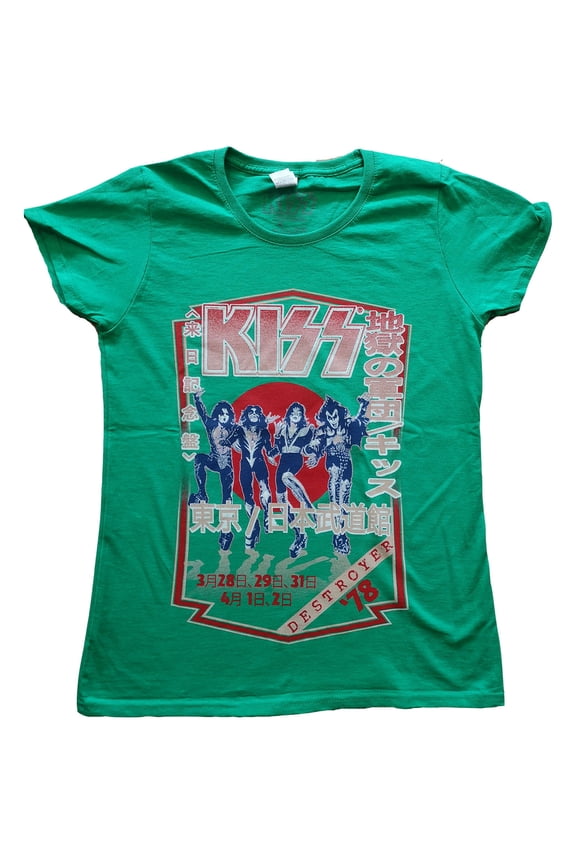 KISS Ladies T-Shirt: Destroyer Tour '78 (Medium)