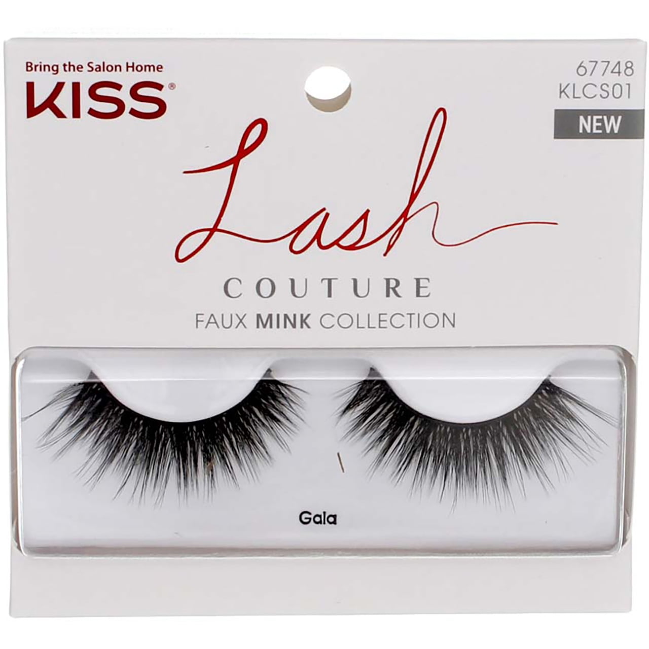 KISS Lash Couture Faux Mink Eyelashes, Gala (2 Pack) (Bundle)