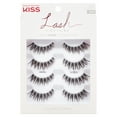 KISS Lash Couture Faux Mink False Eyelashes, Jubilee Multipack, 4 Pairs