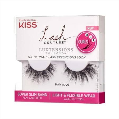 KISS Lash Couture LuXtensions Strip Lashes, ‘Hollywood’, 1 Pair