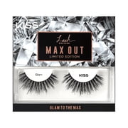 Kiss Lash Couture Max Out Limited Edition False Eyelashes,  Glam to the Max , 14mm, 1 Pair